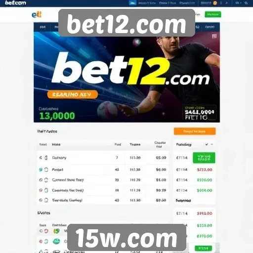 Promoções e bônus disponíveis em bet12.com